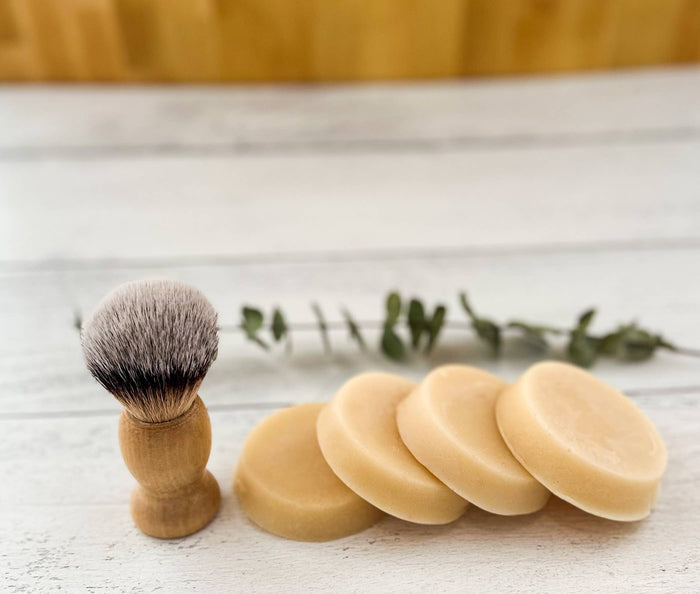 Two Tree Soaps - Natural Handmade Shave Soap - Rustic Mint
