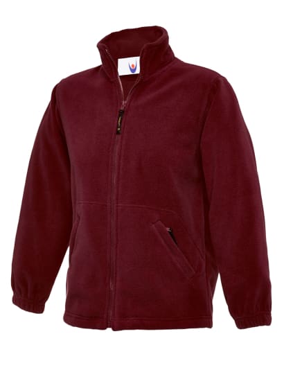 Uneek childrens classic full zip fleece jacket-603