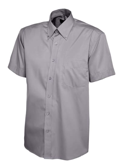 Uneek mens pinpoint oxford half sleeve shirt-702