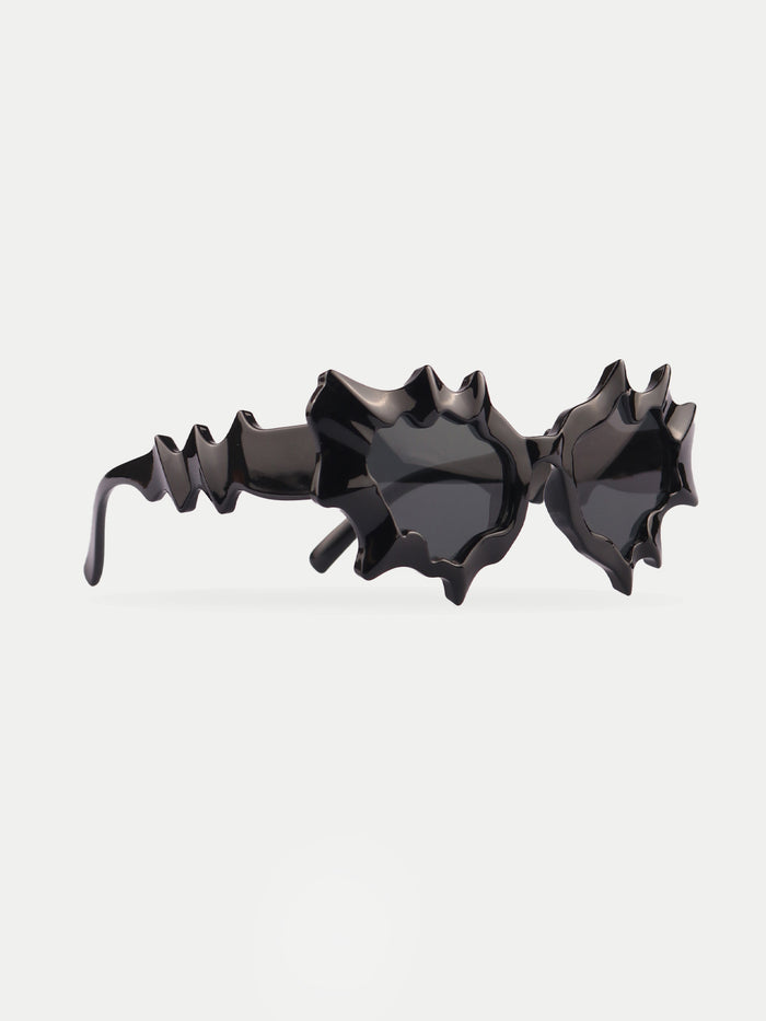 Unisex Slime Festival Sunglasses | Black-Image 3