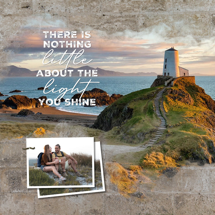 Celebrate the United Kingdom, England, Scotland, Northern Ireland, Wales, and all of Europe with these beautiful landmark and scenic masked overlays by Lucky Girl Creative! With transparent edges, these masked photographs blend seamlessly into any background paper and make the perfect backdrop for all travel, vacation, and holiday pages.