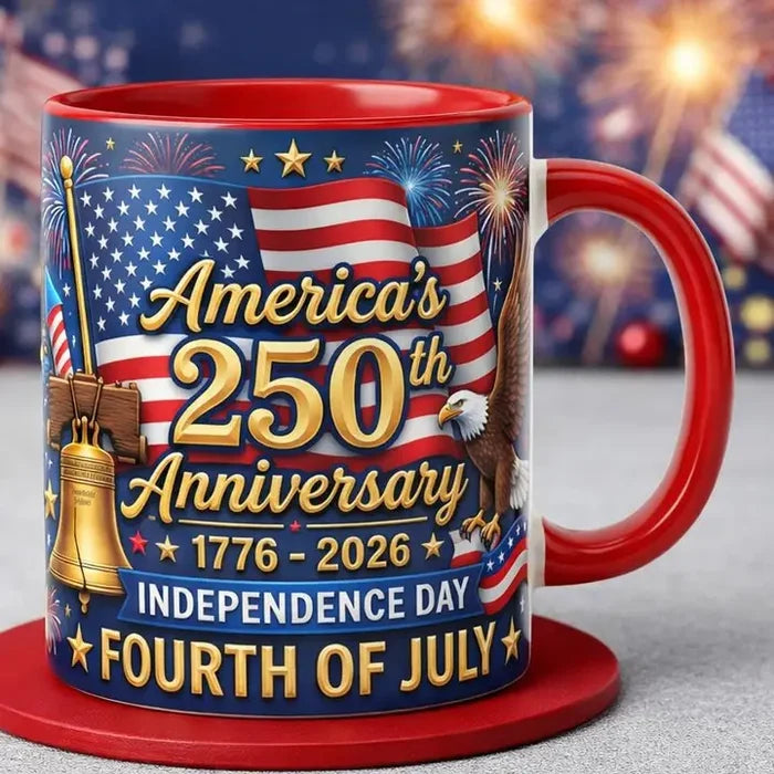 USA 250th Anniversary Mug, America 1776–2026 Mug