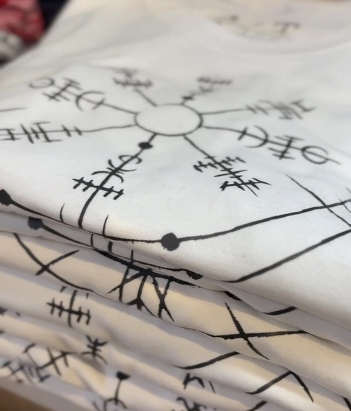 Vegvisir Pre-Shrunk White Short Sleeve T-Shirt