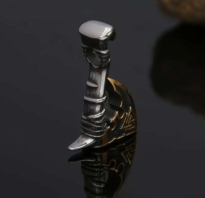 Viking Axe Pendant Necklace