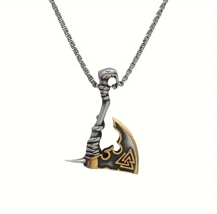 Viking Axe Pendant Necklace