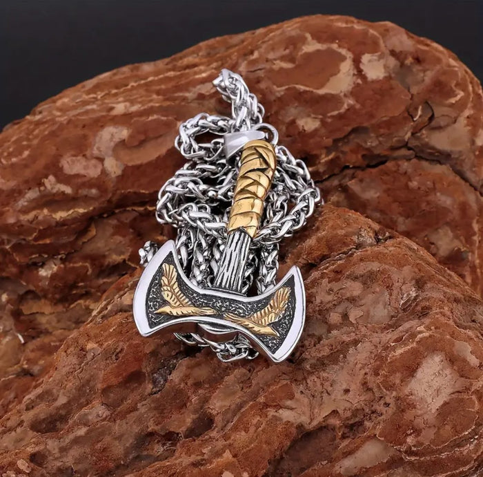Viking Double Edged Axe Pendant