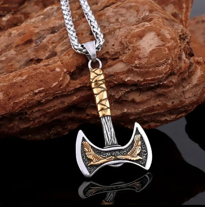 Viking Double Edged Axe Pendant