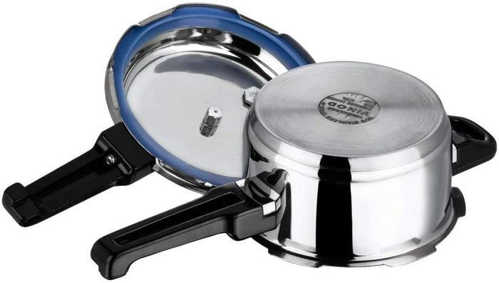 Vinod 3 Liter Stainless Steel Sandwich Bottom Pressure Cooker