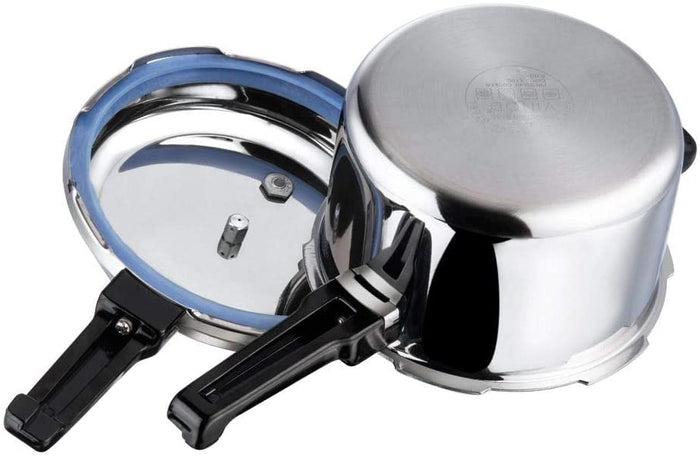 Vinod 5 Liter Stainless Steel Sandwich Bottom Pressure Cooker