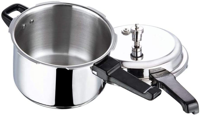 Vinod 5 Liter Stainless Steel Sandwich Bottom Pressure Cooker