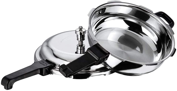Vinod Senior Splendid Stainless Steel Sandwich Bottom Pressure Pan 4.5 Liters