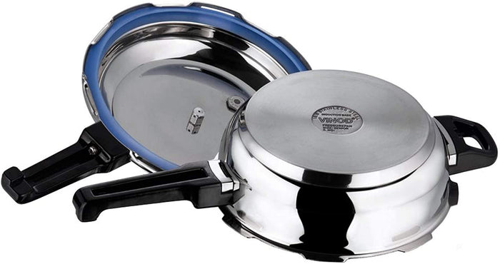 Vinod Senior Splendid Stainless Steel Sandwich Bottom Pressure Pan 4.5 Liters