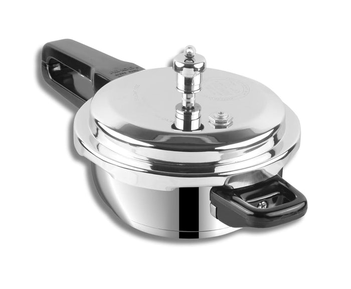 Vinod Senior Splendid Stainless Steel Sandwich Bottom Pressure Pan 4.5 Liters