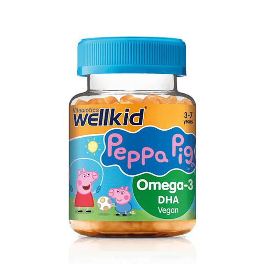 Vitabiotics Peppa Pig Omega-3 DHA vegan Soft Jellies