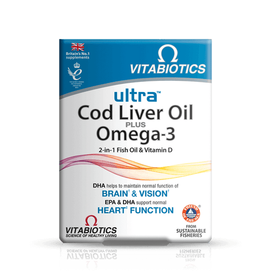 Vitabiotics Ultra Cod Liver Oil - 60 Capsules