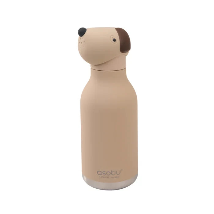 Asobu - Water Bottle - Bestie - Beige Dog