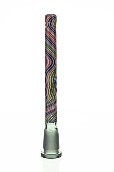 Waterhouse Glass 6 inch worked downstem with 6 slits - Smoke Spot Smoke Shop