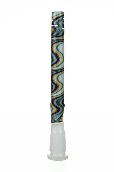 Waterhouse Glass 6 inch worked downstem with 6 slits - Smoke Spot Smoke Shop