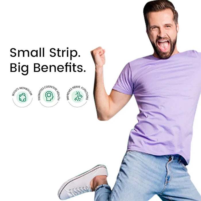 Wellbeing Nutrition Melts Into Vitamin B12 30 Strips Per Pack