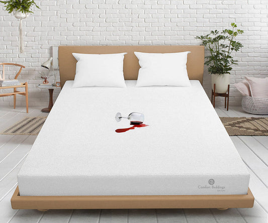 White Terry Mattress Protector