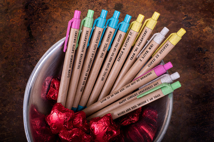 Wholesale | 1 dozen | Anti Valentine's Day Pen Set