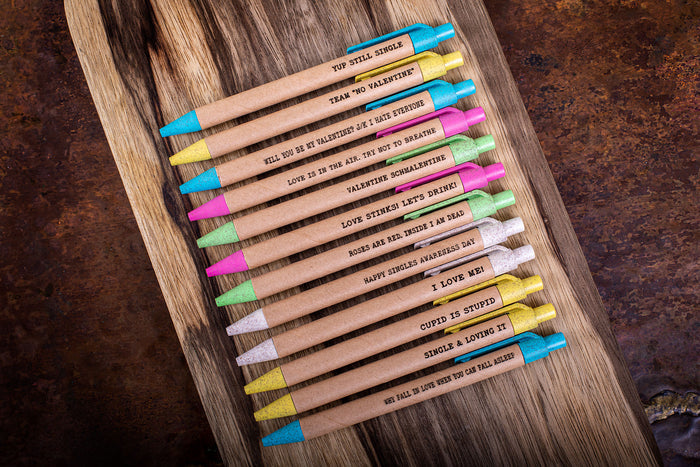 Wholesale | 1 dozen | Anti Valentine's Day Pen Set