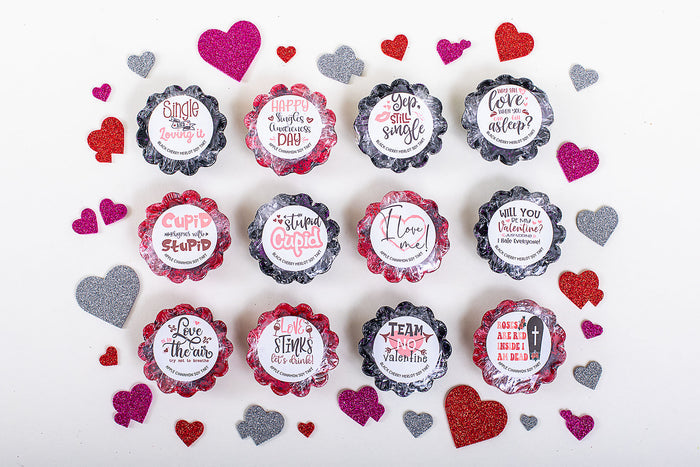 Wholesale | 1 dozen | Anti Valentine's Day Wax Tarts