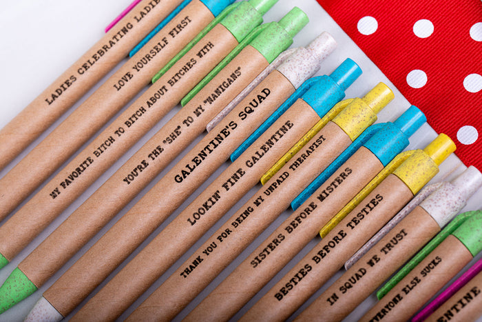 Wholesale | 1 dozen | Galentines Day Valentine's Pen Set