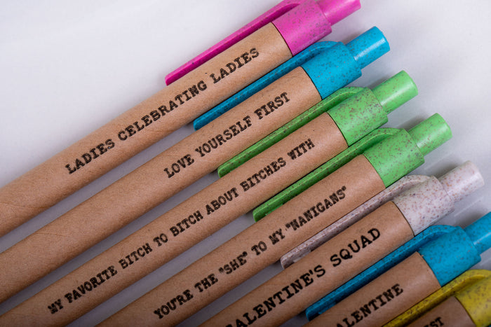 Wholesale | 1 dozen | Galentines Day Valentine's Pen Set