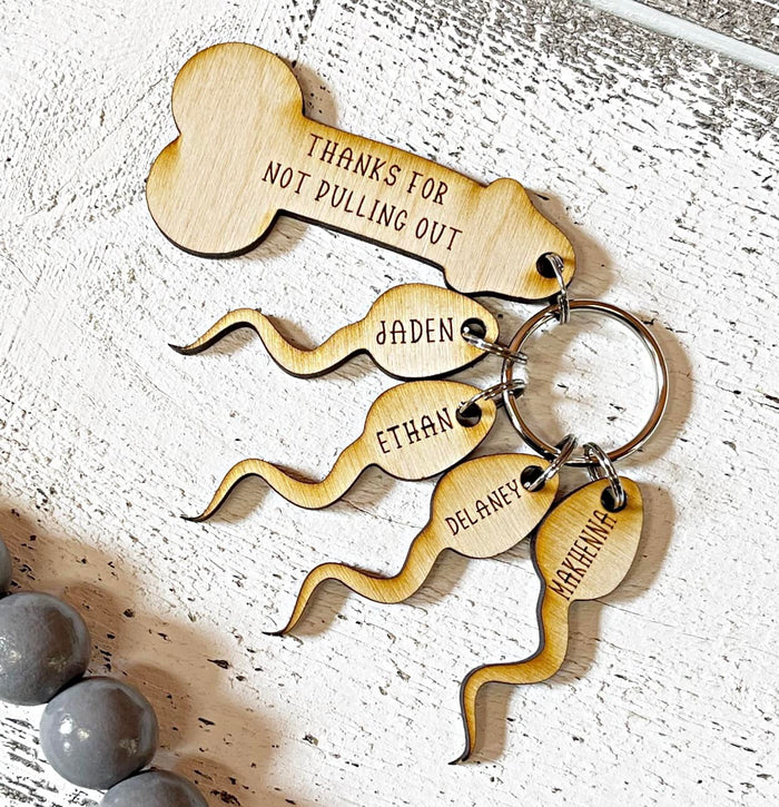 Wholesale | 1 pc | Penis Pulling Out Keychain With Sperm