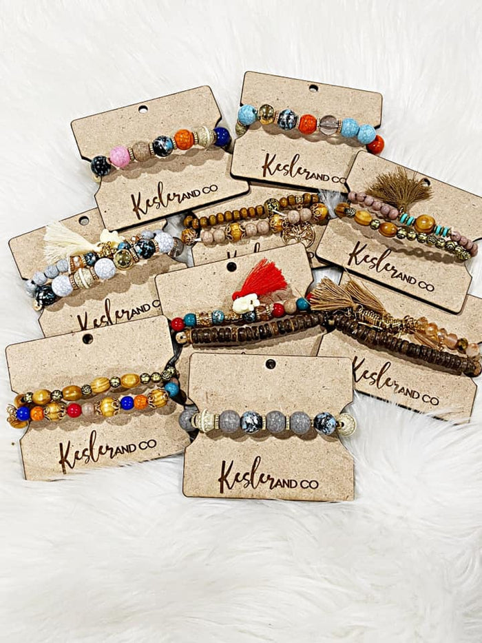 Wholesale | 20 pcs | Branded Bracelet Wood Cards