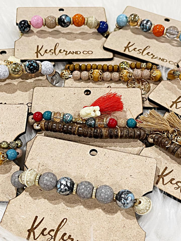 Wholesale | 20 pcs | Branded Bracelet Wood Cards