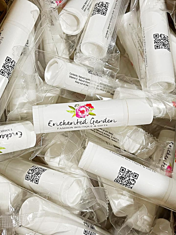 Wholesale | 25 pc increments | QR Code Logo Lip Balms - LICT *Wholesale*Retail*Mobile Boutique