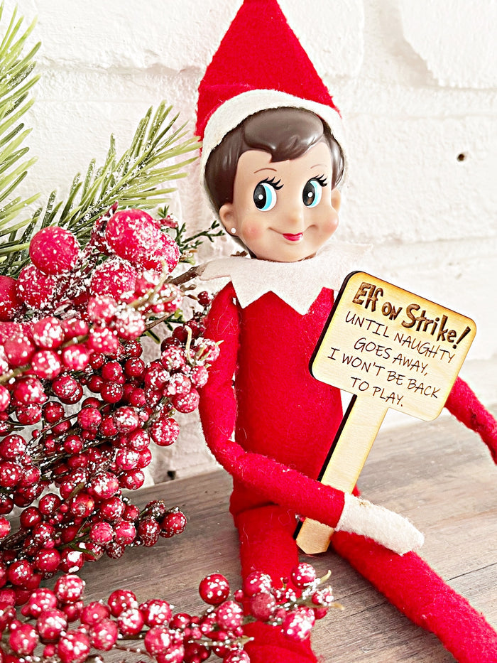 Wholesale |6 | Elf on Strike Wood Stake