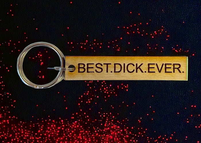 Wholesale  | Best Dick Ever Wood Keychain