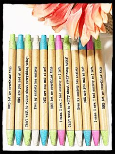 Wholesale | one dozen | Anxiety Pen Set
