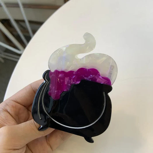 Witch's Cauldron Hair Clip