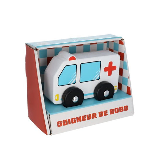 Le Petit Souk - Wooden Toy - Ambulance