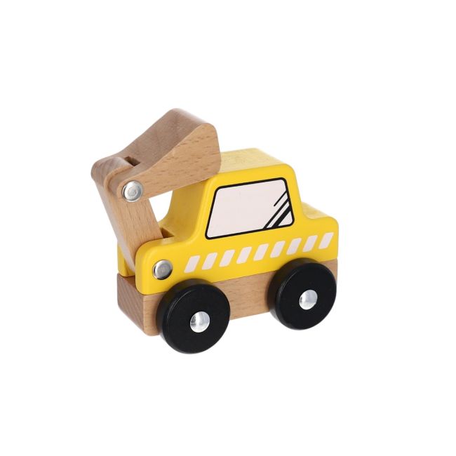 Le Petit Souk - Wooden Toy - Construction Truck - Side Look 2
