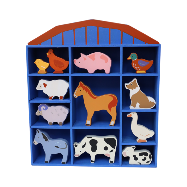 Le Petit Souk - Wooden Toy - Farm Animal Set