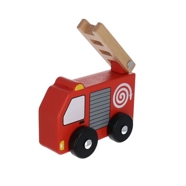 Le Petit Souk - Wooden Toy - Fire Truck - Ladder