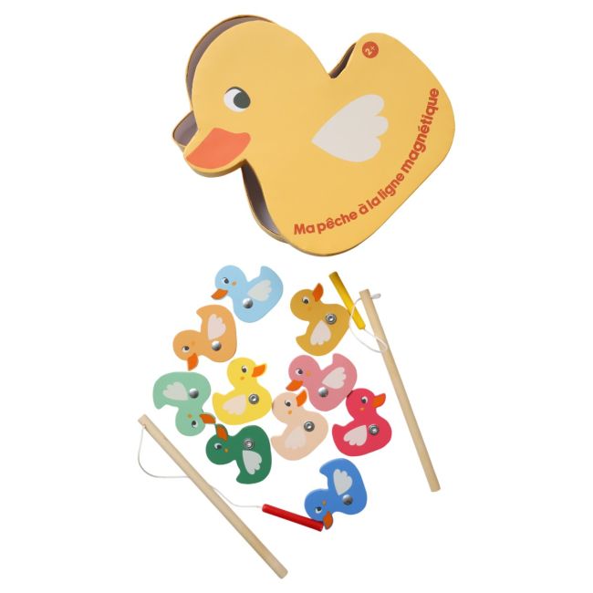 Le Petit Souk - Wooden Toy - Magnetic Duck Fishing Game