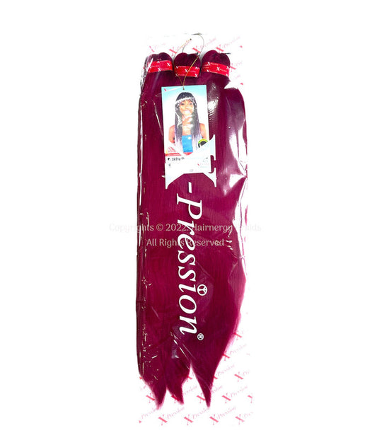X-Pression Pre-stretched Hair Braiding Extensions 50" Color BG