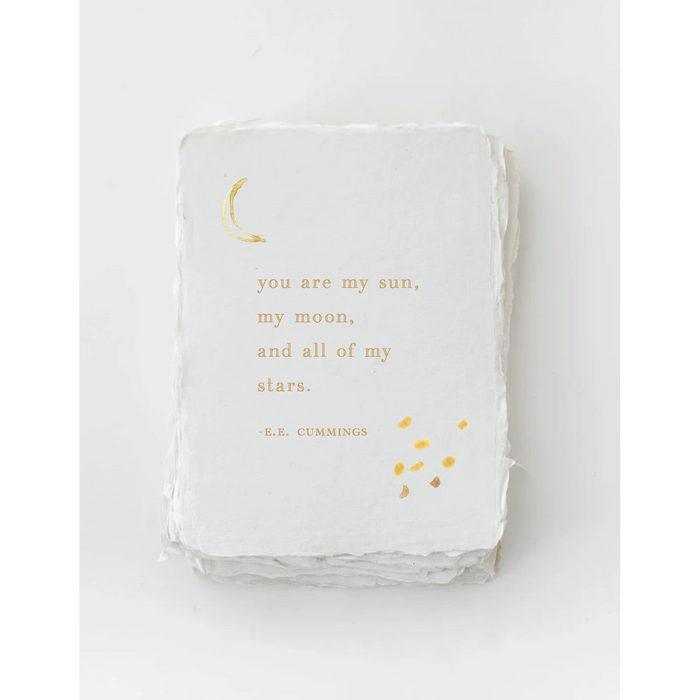 You are my sun, moon, stars- Greeting Card